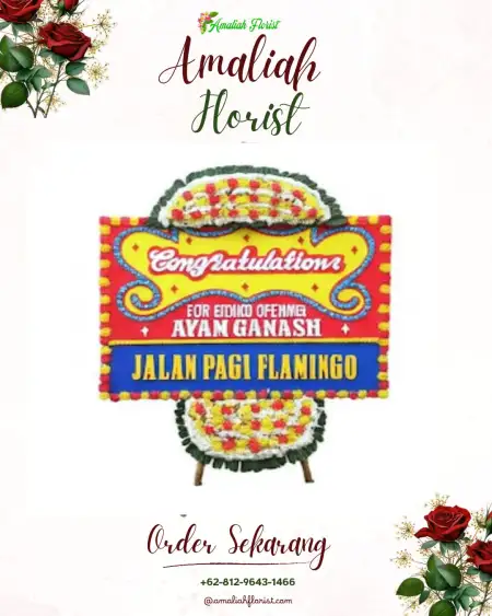 Sewa Papan Bunga Marga Mulya